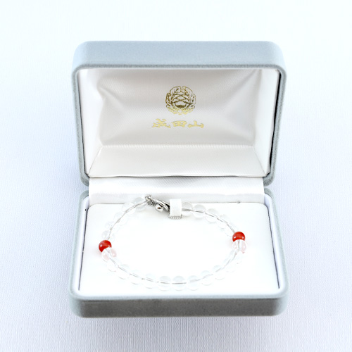 腕輪念珠 水晶メノウ